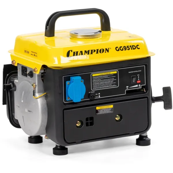 Электрогенератор Champion GG951DC (бензиновый, однофазный, пуск ручной, 0,72/0,65кВт, непр.работа 6ч)