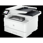 МФУ HP LaserJet Pro 4103dw (лазерная, черно-белая, A4, 512Мб, 40стр/м, 1200x1200dpi, авт.дуплекс, 80'000стр в мес, RJ-45, USB, Wi-Fi)