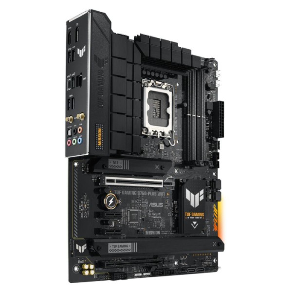 Материнская плата ASUS TUF GAMING B760-PLUS WIFI (SocketLGA1700, Intel B760, 4xDDR5, ATX, RAID SATA: 0,1,15,5)
