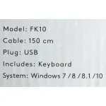 A4Tech Fstyler FK10 (104кл)