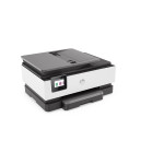 МФУ HP OfficeJet Pro 8023 (струйная, цветная, A4, 256Мб, 20стр/м, 600x600dpi, авт.дуплекс, 800стр в мес, RJ-45, USB, Wi-Fi)