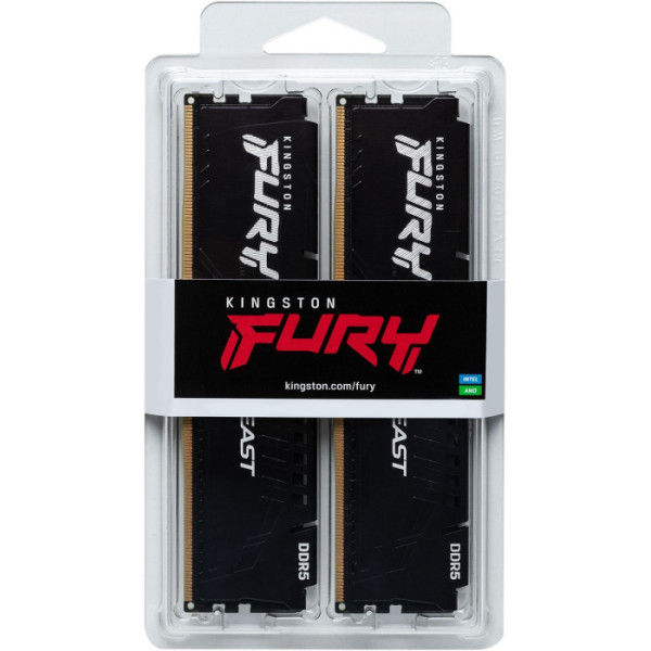 Память DIMM DDR5 2x32Гб 5600МГц Kingston (44800Мб/с, CL40, 288-pin, 1.25 В)