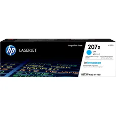 Тонер-картридж HP 207X (голубой; 2450стр; M255, MFP M282, M283)