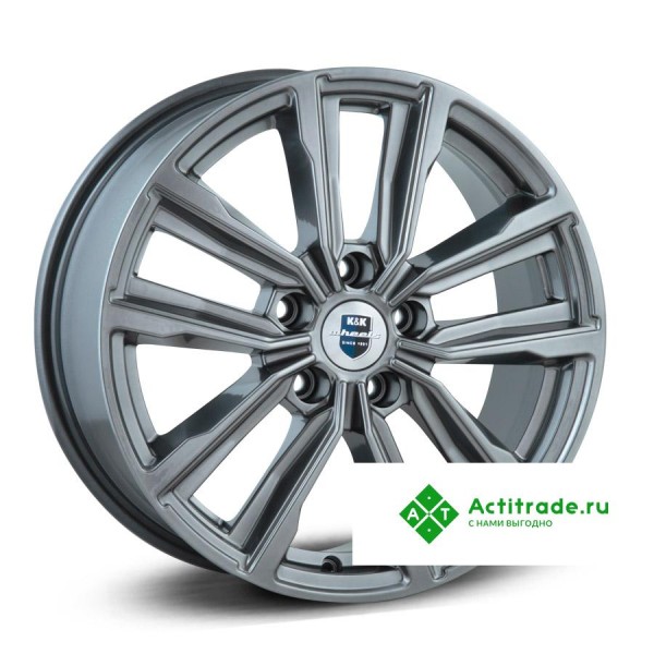КиК Лацио R17/7.5J PCD 5x114,3 ET 45 ЦО 66,1 антрацитовый
