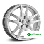 Скад Сидней R16/6J PCD 4x100 ET 45 ЦО 60,1 насыщенный серебристый