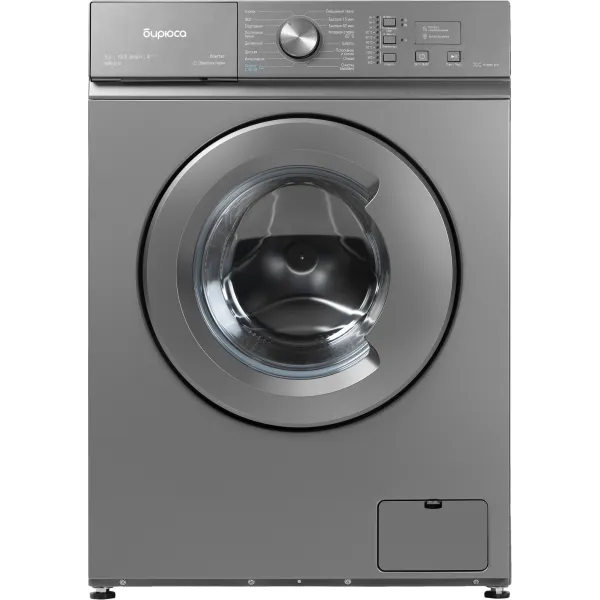 Стиральная машина Бирюса WM-SM510/10 M(фронтальная узкая, класс стирки/отжима/э.потребления: A+++ , макс: 5кг, 1000 об/мин, инвертер, 59.5x85x41см, серый)
