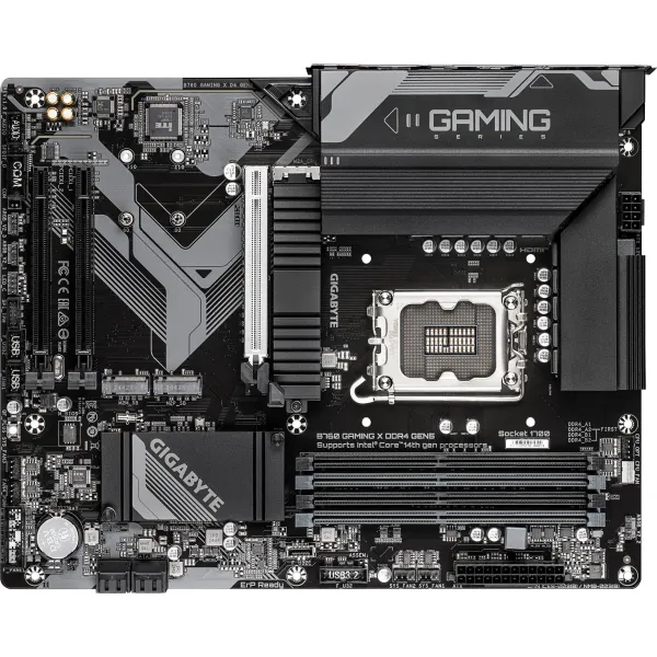 Материнская плата Gigabyte B760 GAMING X D4 GEN5 (LGA1700, 4xDDR4, ATX, RAID SATA: 0,1,15,5)