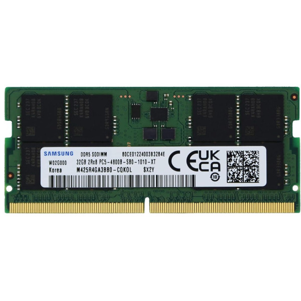 Память SO-DIMM DDR5 32Гб 4800МГц Samsung (38400Мб/с, CL40, 262-pin, 1.1 В)