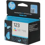 Чернильный картридж HP 123 (многоцветный; 100стр; DJ 2130, 2620, 2630, 2632)