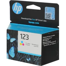 Чернильный картридж HP 123 (многоцветный; 100стр; DJ 2130, 2620, 2630, 2632)