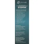 Oklick 615MW Black-Blue USB (радиоканал, кнопок 2, 1000dpi)