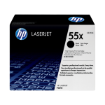 Картридж HP 55X (черный; 12500стр; LJ P3015)