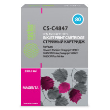 Картридж Cactus CS-C4847 (оригинальный номер: №80; пурпурный; 400стр; DJ 1050C, 1055CM, 1000) [CS-C4847]