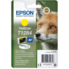 Чернильный картридж Epson C13T12844012 (желтый; 3,5стр; 3,5мл; S22, SX125) [C13T12844012]