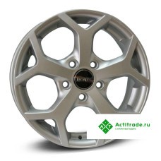 Tech Line 511 R15/6J PCD 5x108 ET 52,5 ЦО 63,4 серебристый