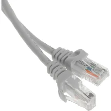 Патч-корд IEK PC01-C5EU-1M (RJ45(m), RJ45(m), внутренний, 1м, 5E, 4пары, U/UTP, серый)