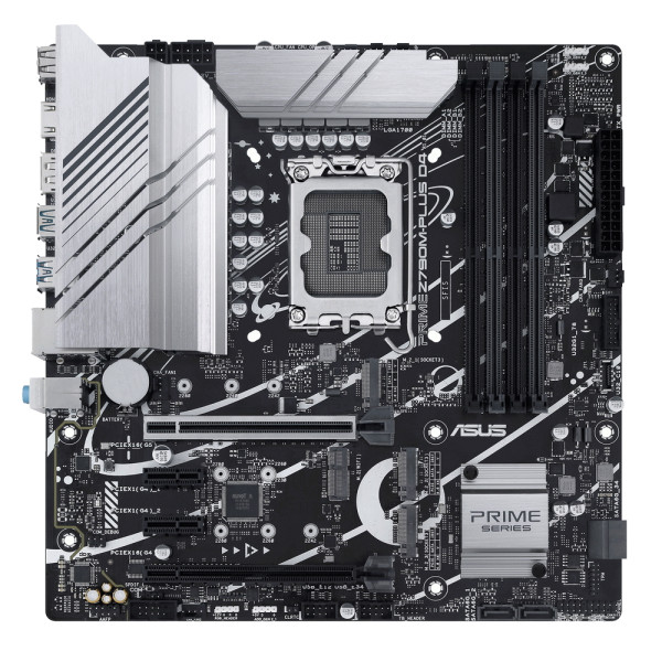 Материнская плата ASUS PRIME Z790M-PLUS D4 (LGA1700, Z790, 4xDDR4 DIMM, microATX, RAID SATA: 0,1,10,5)