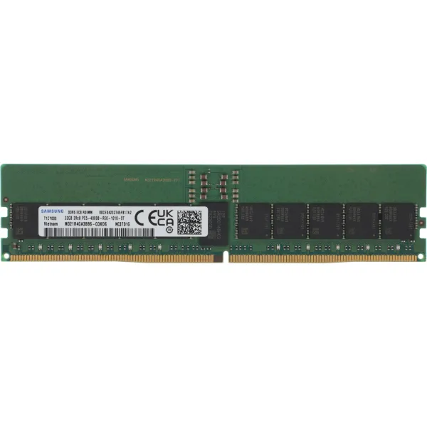 Память DIMM DDR5 32Гб 4800МГц Samsung (38400Мб/с, 288-pin, 1.1 В)