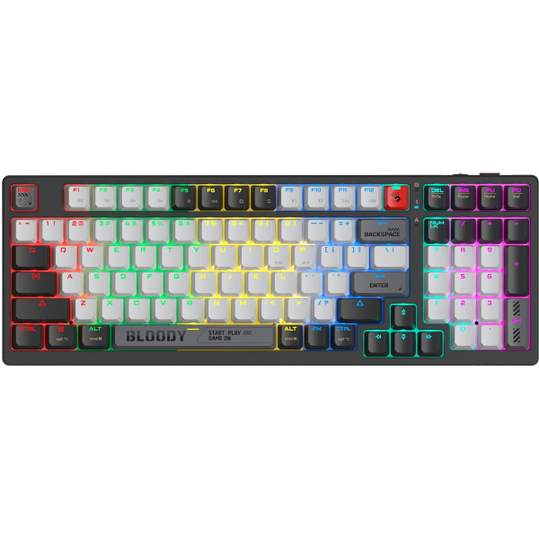 Игровая клавиатура A4Tech Bloody WS98 Naraka (Bluetooth/Радиоканал, механическая, 98кл)