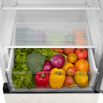 Холодильник Midea MDRB457FGF33ID (No Frost, A+, 2-камерный, объем 344:239/105л, инверторный компрессор, 595x1 860x570см, бежевый)