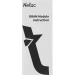 Память DIMM DDR4 8Гб 3600МГц Netac (28800Мб/с, CL18, 288-pin, 1.35 В)