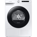 Сушильная машина Samsung DV90T5240AW (Heat Pump (тепловой насос), A+++, макс.загрузка 9 кг, 14 программ, уровень шума 63 дБ)