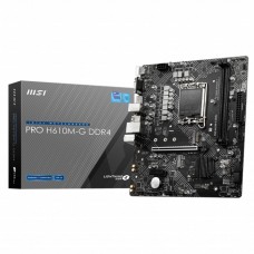 Материнская плата MSI PRO H610M-G DDR4 (SocketLGA1700, Intel H610, 2xDDR4, microATX)
