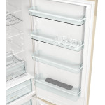 Холодильник Gorenje NRK 620 2CLI (No Frost, A++, 2-камерный, объем 353:243/110л, 60x200x59,2см, бежевый)