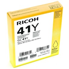 Чернильный картридж Ricoh GC 41Y (желтый; 2200стр; 3110DN, DNw, SFNw, 7100DN, 3100SNw)