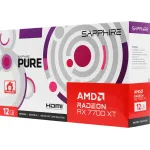 Видеокарта Radeon RX 7700XT 2226МГц Sapphire GAMING OC (GDDR6, 192бит, 2xHDMI, 2xDP)