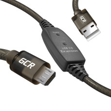 Greenconnect (USB 2.0 Type-AM, microUSB, 10м) [GCR-53813]