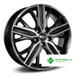 Скад KL-375 R18/6.5J PCD 5x114,3 ET 45 ЦО 67,1 черный с полированной лицевой поверхностью