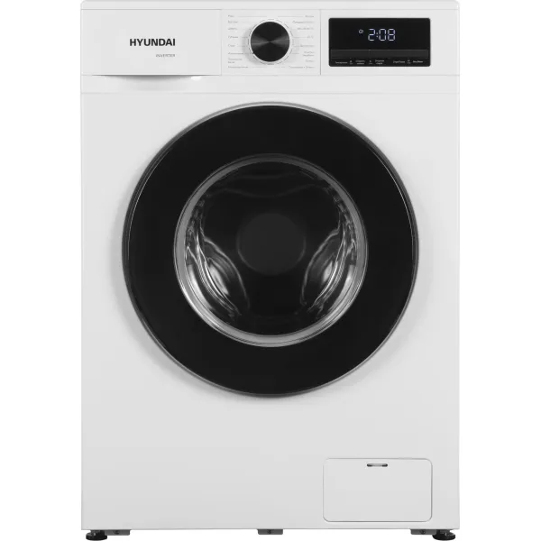 Стиральная машина Hyundai WME6010(фронтальная полноразмерная, класс стирки/отжима/э.потребления: A/C/A+++ , макс: 6кг, 1000 об/мин, инвертер, 59.5x85x39.5см, белый)