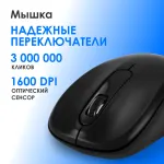 Клавиатура и мышь Oklick S260W (1600dpi)