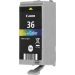 Чернильный картридж Canon CLI-36 (многоцветный; 250стр; 12мл; Pixma 260mini)