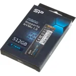 Жесткий диск SSD 512Гб Silicon Power A60 (2280, 2200/1600 Мб/с, 240000 IOPS, PCI-E, для ноутбука и настольного компьютера)