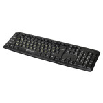 Клавиатура Oklick 130 M Multimedia Keyboard Black PS/2 (классическая мембранная, 122кл)