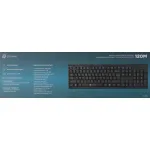 Клавиатура Oklick 120 M Standard Keyboard Black USB (классическая мембранная, 104кл)