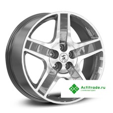 Premium Series КР008 Discovery 5 R20/8.5J PCD 5x120 ET 47 ЦО 72,6 темно - серый глянцевый с полированной лицевой поверхностью