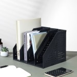 Лоток вертикальный Deli 78995DK-GREY (пластик, 250х256х243мм)