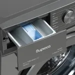 Стиральная машина Бирюса WM-SM510/10 M(фронтальная узкая, класс стирки/отжима/э.потребления: A+++ , макс: 5кг, 1000 об/мин, инвертер, 59.5x85x41см, серый)
