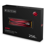 Жесткий диск SSD 256Гб ADATA GAMMIX S11 (2280, 3500/1200 Мб/с, 290000 IOPS, PCI Express, для ноутбука и настольного компьютера)