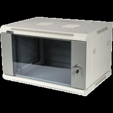 Шкаф коммутационный настенный Lanmaster TWT-CBWPG-6U-6X4-GY (6U, 600x400мм, 60кг) [TWT-CBWPG-6U-6x4-GY]
