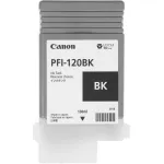 Чернильный картридж Canon PFI-120BK (черный; 130мл; imagePROGRAF TM-200, 205)