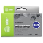 Чернильный картридж Cactus CS-EPT0821 (черный; 13,8стр; Stylus Photo R270, 290, RX590)