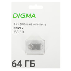 Накопитель USB DIGMA DGFUM064A20SR [DGFUM064A20SR]