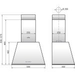 Вытяжка Elikor Гамма 60П-650-Э3Д