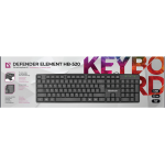 Клавиатура DEFENDER Element HB-520 Black USB ( мембранные, 107кл)
