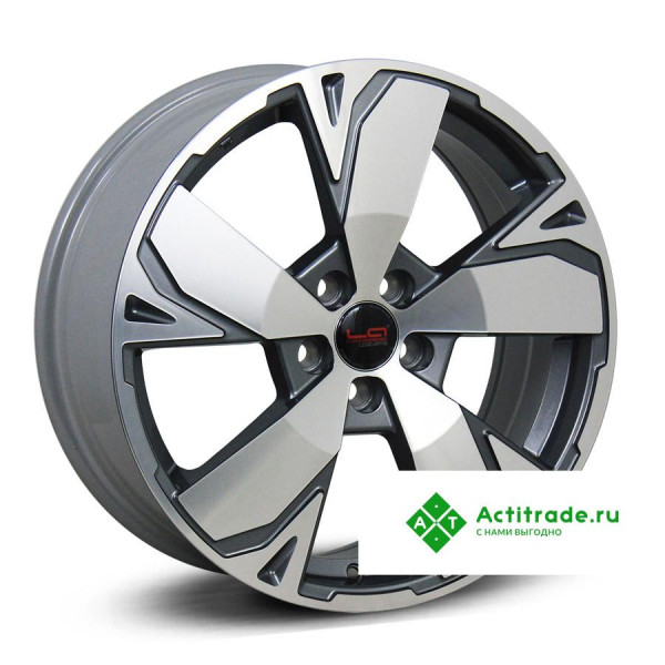 LegeArtis SB509 R17/7J PCD 5x100 ET 48 ЦО 56,1 антрацитовый с полированной лицевой поверхностью