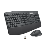 Клавиатура и мышь Logitech MK850 Performance Black Bluetooth (Bluetooth; радиоканал, классическая мембранная, 107кл, лазерная, кнопок 8, 1000dpi)